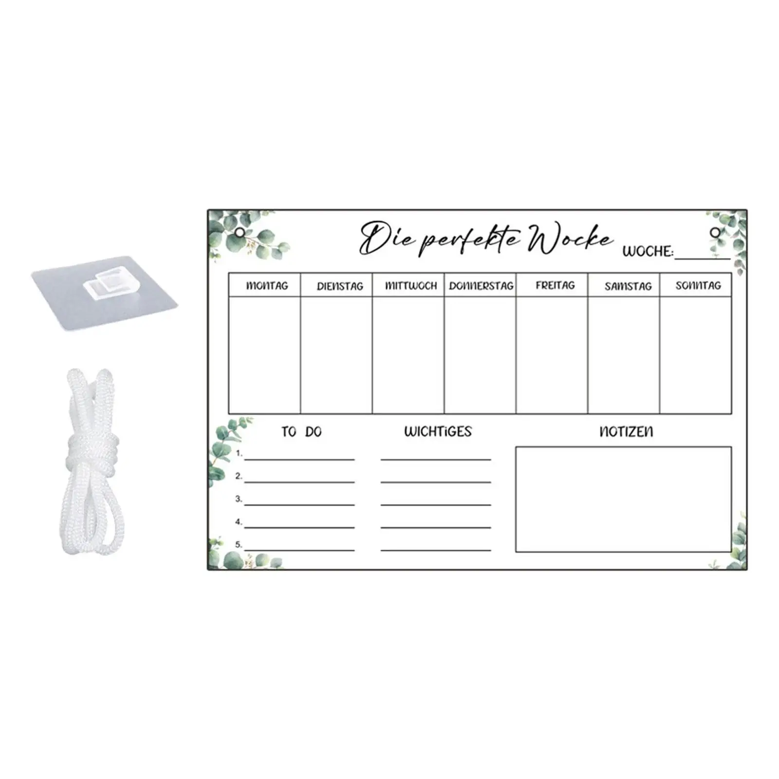 

Dry Erase Board Portable Planner Board for Refrigerator Important Dates Home
