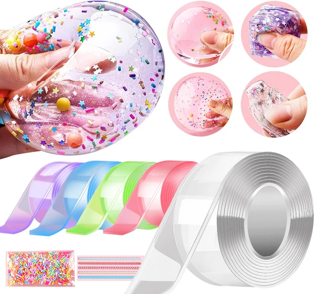 Nano Tape Bubble Kit Double Sided Tape Plastic Bubbles Balloon Two Sided  Tape for DIY Craft Kit Party Favors and Fidget Toys - AliExpress