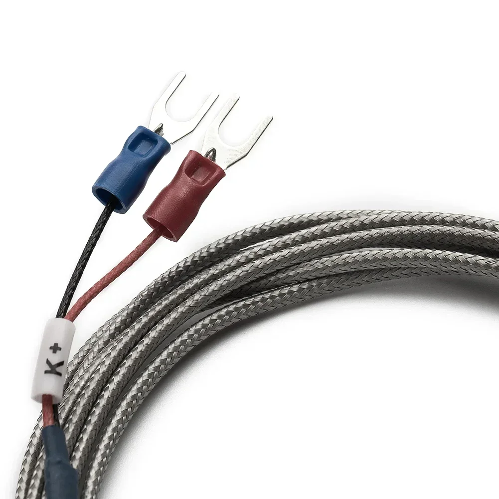 Termocoppia Tipo K M8 A Filo - Sensore Di Temperatura 0-400°C Con Sonda 200mm, Resistente Al Calore Per Misure Industriali