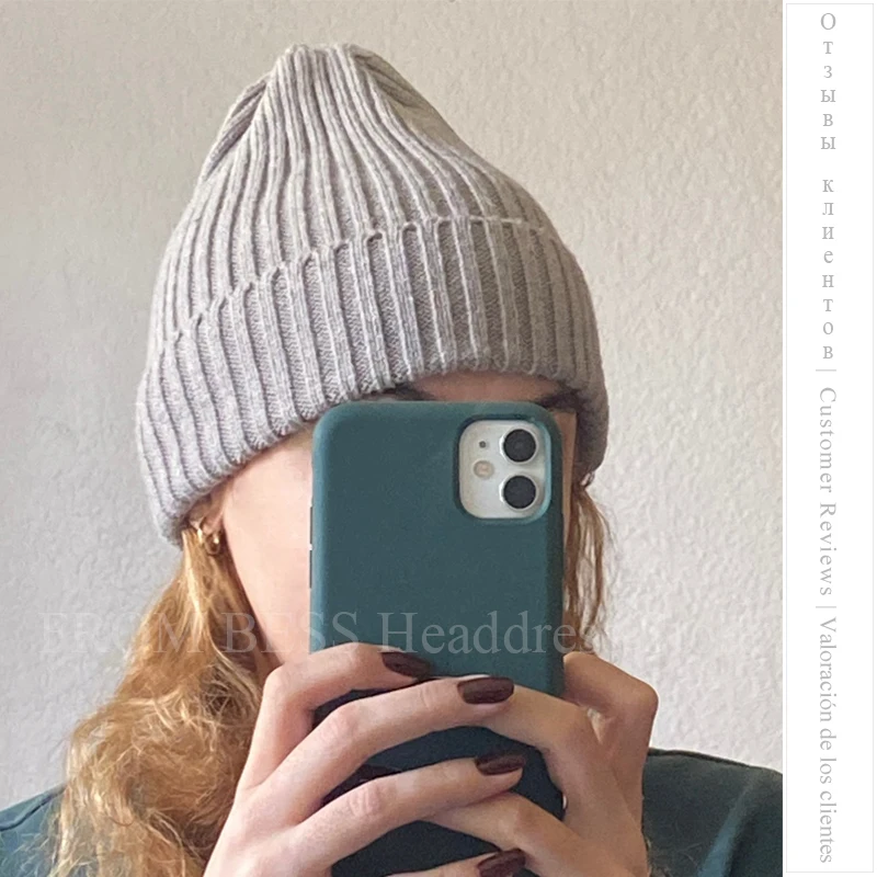 Nuovo berretto invernale per donna uomo ragazzo ragazza uncinetto Skullies cappello tinta unita unisex autunno berretti lavorati a maglia berretti selvatici_voghion.com