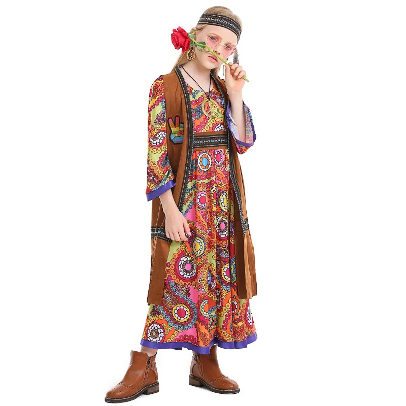 

Children's Hippie Clothes 60s Retro Disco Suit