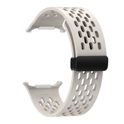 Magnetic Breathable Silicone Strap - Watch Ultra 2025 (Starlight)