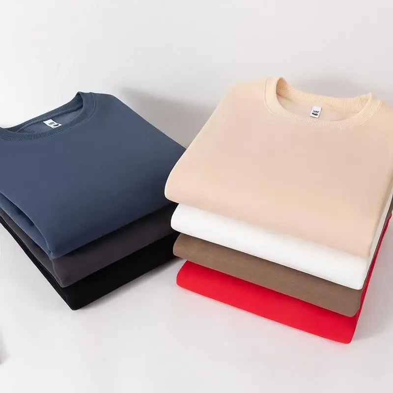 Pullover addensati autunno inverno per donna e uomo Felpe con cappuccio casual fai da te a maniche lunghe Abbigliamento Felpe con stampa logo personalizzato unisex 3