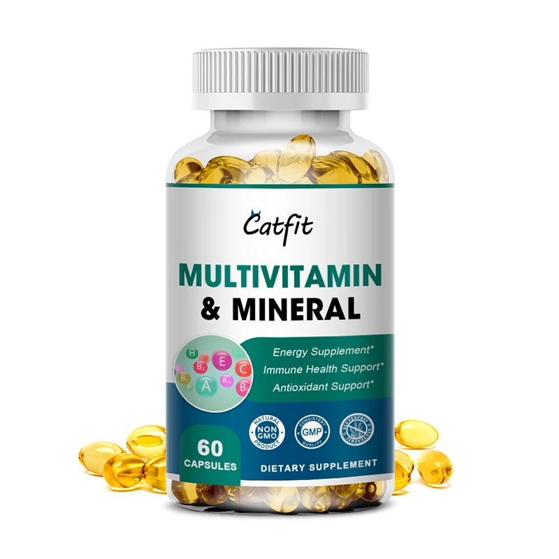 CatfitMultivitaminMineralsCapsulesAntialopeciaSkincareBrighten