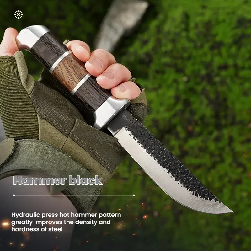 Handmade Forged Outdoor Survival Knife 2