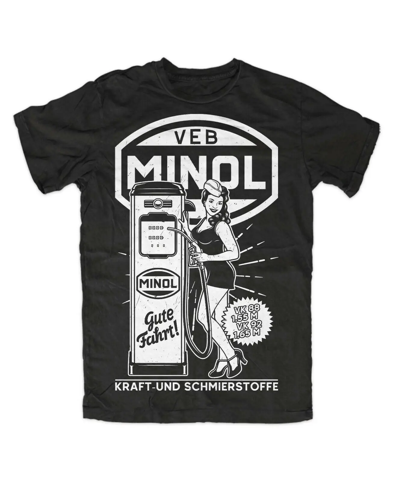 Veb Minol Tank T Shirt Black Eastern Gland Retro Simson Gdr Minol Pirol Veb Ifa