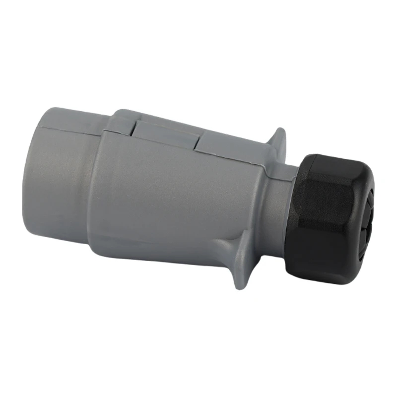 Trailer Socket Plug CVP 7 pin 12S-type Trailer or Caravan plug-Grey