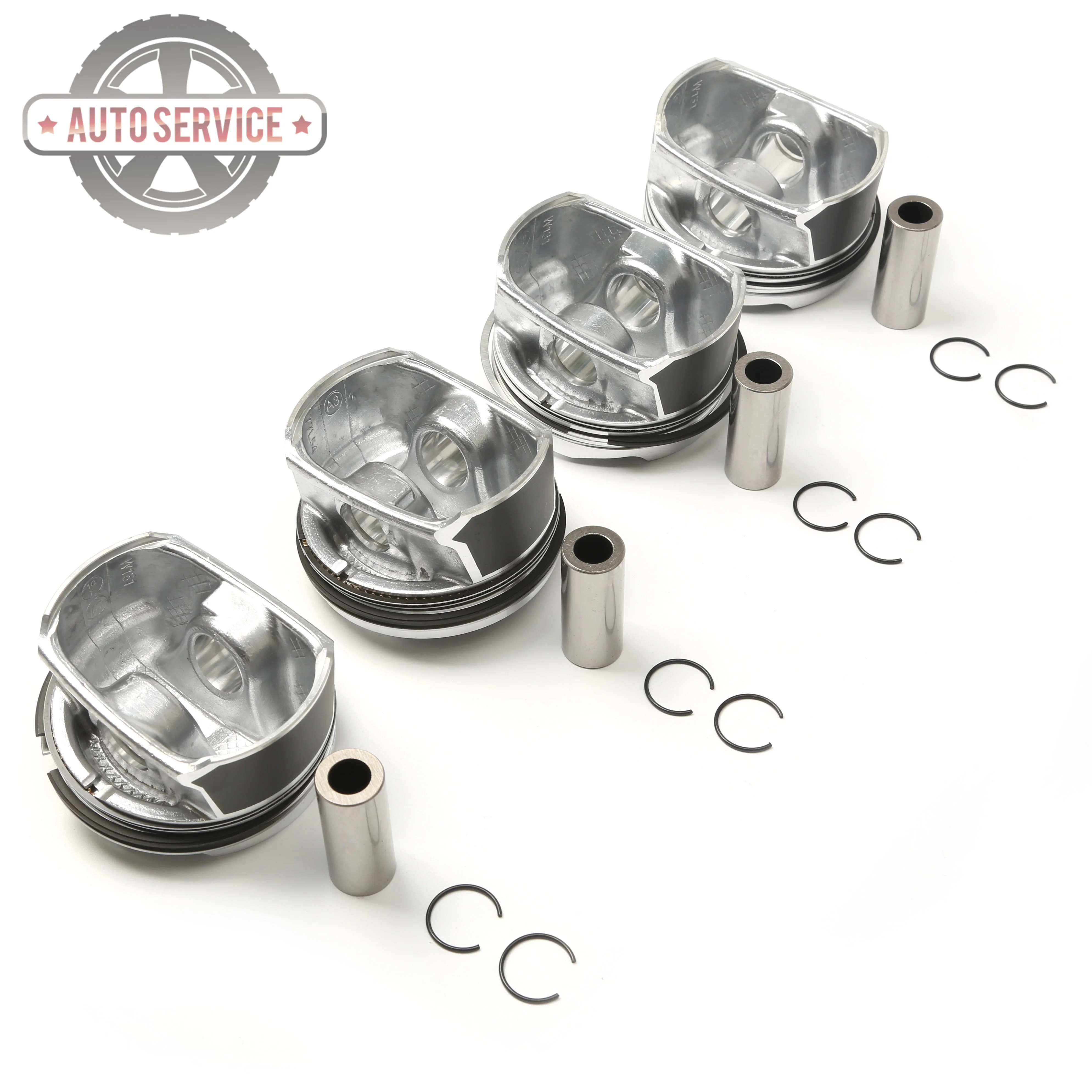 11257566478 7566478 Car Oversized 0.25MM Pistons Assembly Set For 