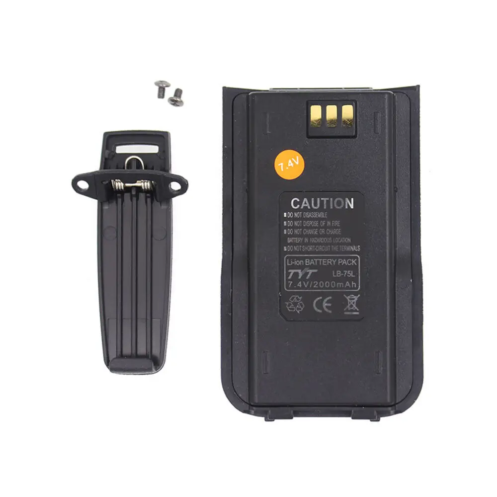 100% Original MD-380 Li-ion Battery Pack 7.2V 2000mAh for TYT Digital MD 380 MD-UV380 Battery
