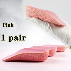 ElevateWell Comfort Boost Insoles - Orthopedic Arch Support & Height Enhancement - 2.5 cm (Pink)