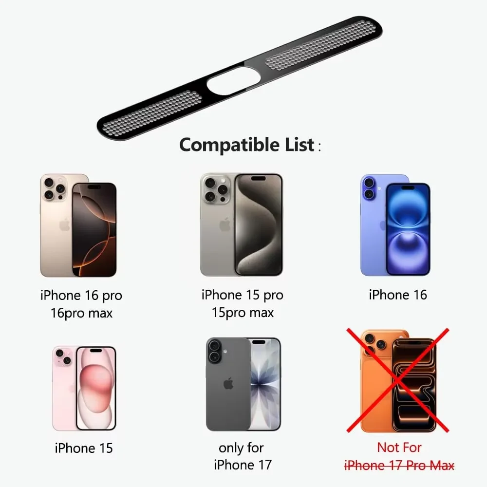 USB C Dust Plug Set - 9-Piece Anti-Dust Charging Port & Speaker Covers, Slim Protective Accessories