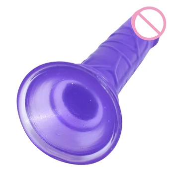 Dildo Sex Toy for Women Masturbator Adult 18 Sexy Product Normal Size Artificial Realistic Penis with Strong Sucking Cup 4