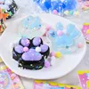 Kawaii Cat Paw Mochi Squishy Fidget Toys Cute Plush Sensory Silicone Slow Rebound Pinch Decompression Toy Stress Release Toys 2