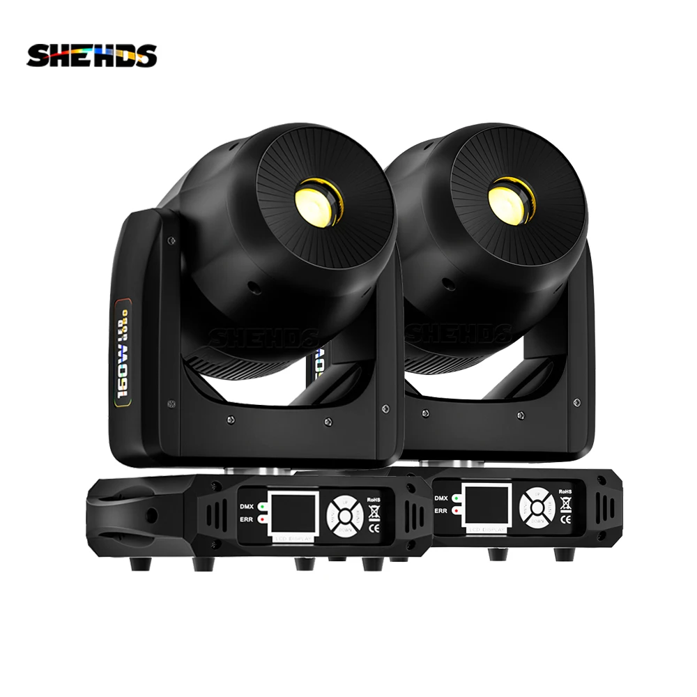 

SHEHDS 2PCS LED Zoom Spot light 160W Gobo Moving Head 8 prism For DJ Disco Nightclub Home Party Theater