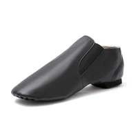 Dynadans PU Leather Jazz Shoes Slip On Dance Shoes for kids and Adults with Side Elasticity (Toddlers/kids/Big kids/Men/Women) 2