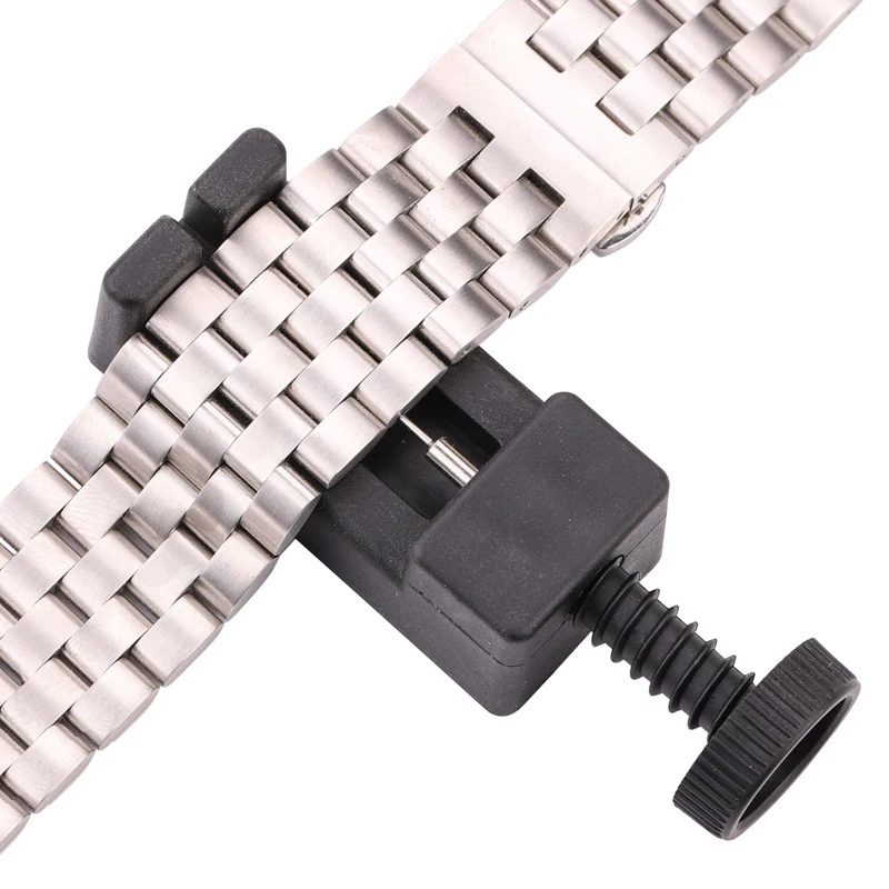 Pulseira de relógio link ajustar pino de corrente removedor ajustador ferramenta de reparo para renovar kit para mulher cinta de aço stainelss