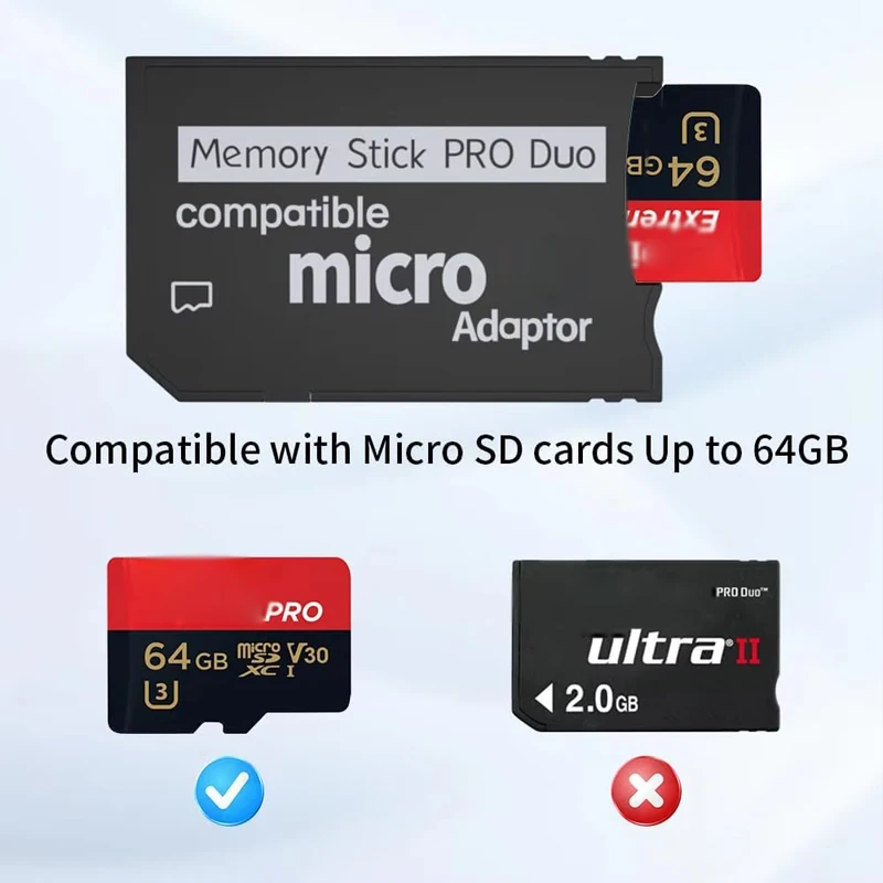 Mini Memory Stick Pro Duo Card Reader Micro SD TF to MS Card Adapter Support Access 2GB Memory SD and 16GB TF memory card micro sd card flash card flash memory card memory stick adapter card adapter