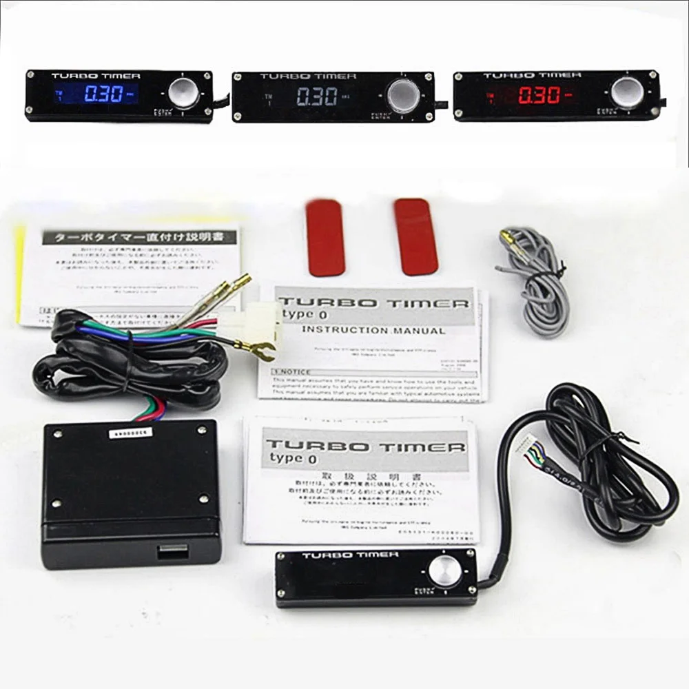 Universal Car Auto Turbo Timer Delay Controller Led Display Digitale Elettronico Turbo Engine Timer Accessori Per Auto