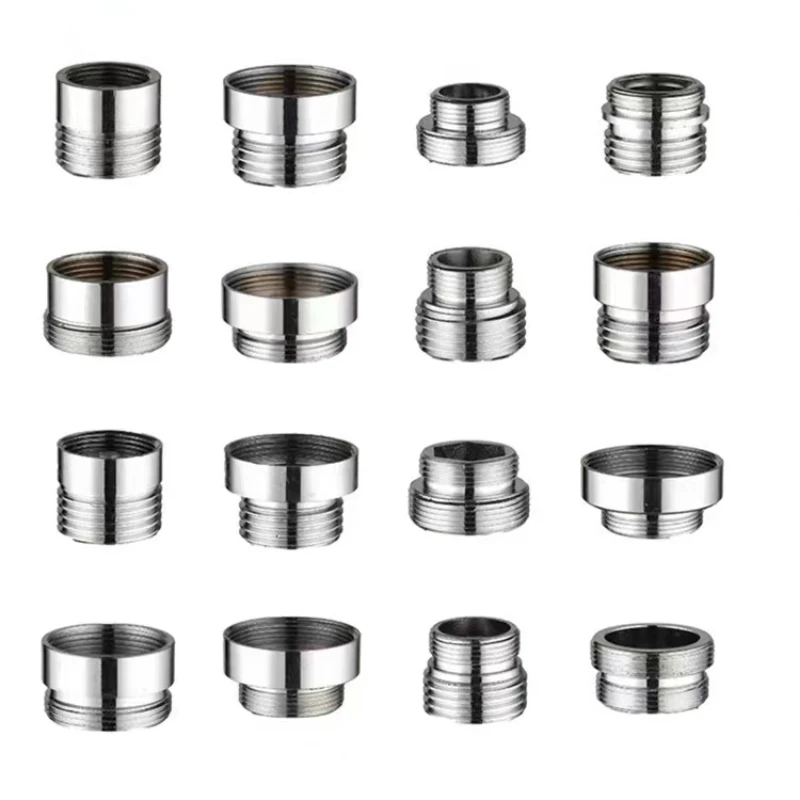 Faucet Adapter 22 Turn 16 18 20 22 24 26 28 30 32mm Internal and External Fine Tooth Faucet Conversion Thread Accessories