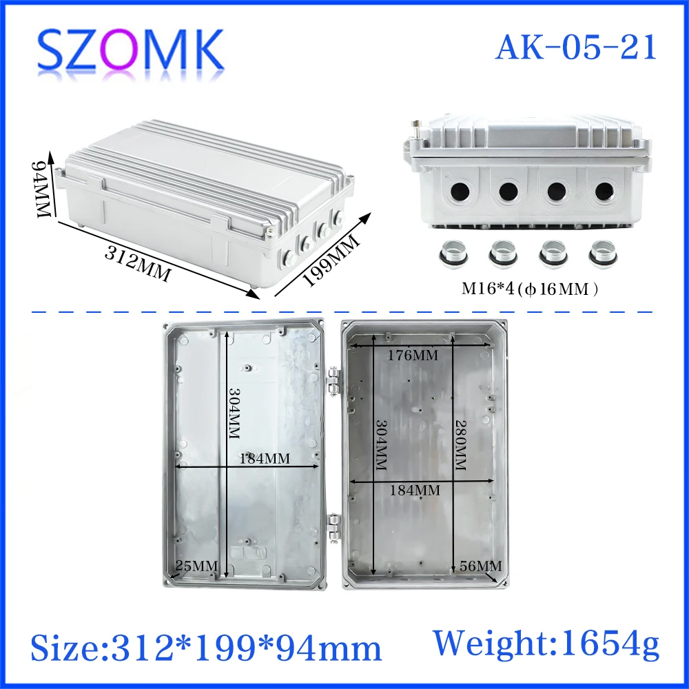 aluminio die cast amplifier enclosure diy signal 04
