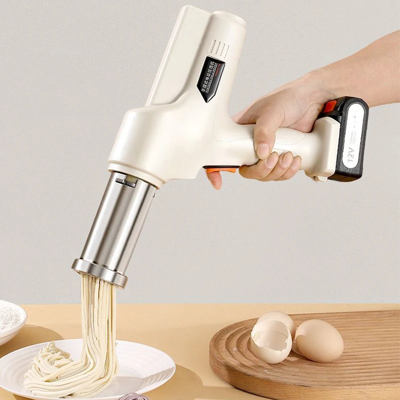 Noodle Maker Press Pasta Machine Stainless Steel Kitchen Pressing Spaghetti Crank Cutting Noodle Making Gun Kitchen Tools