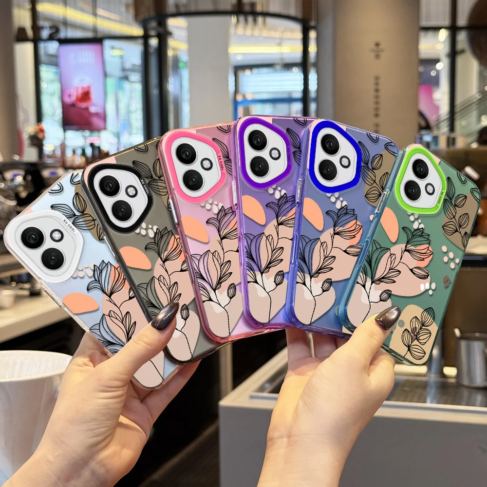 Charming Floral Design Phone Case Cover