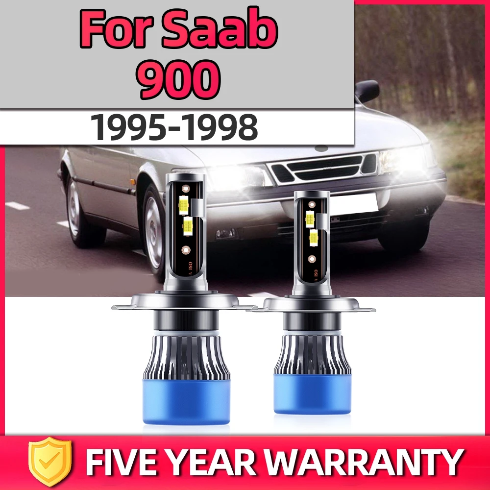 

TEENRAM 20000LM 110W LED Headlight CSP Chip High Power 6000K White light H4 Beam All-in-one Headlamps For Saab 900 1995-1998