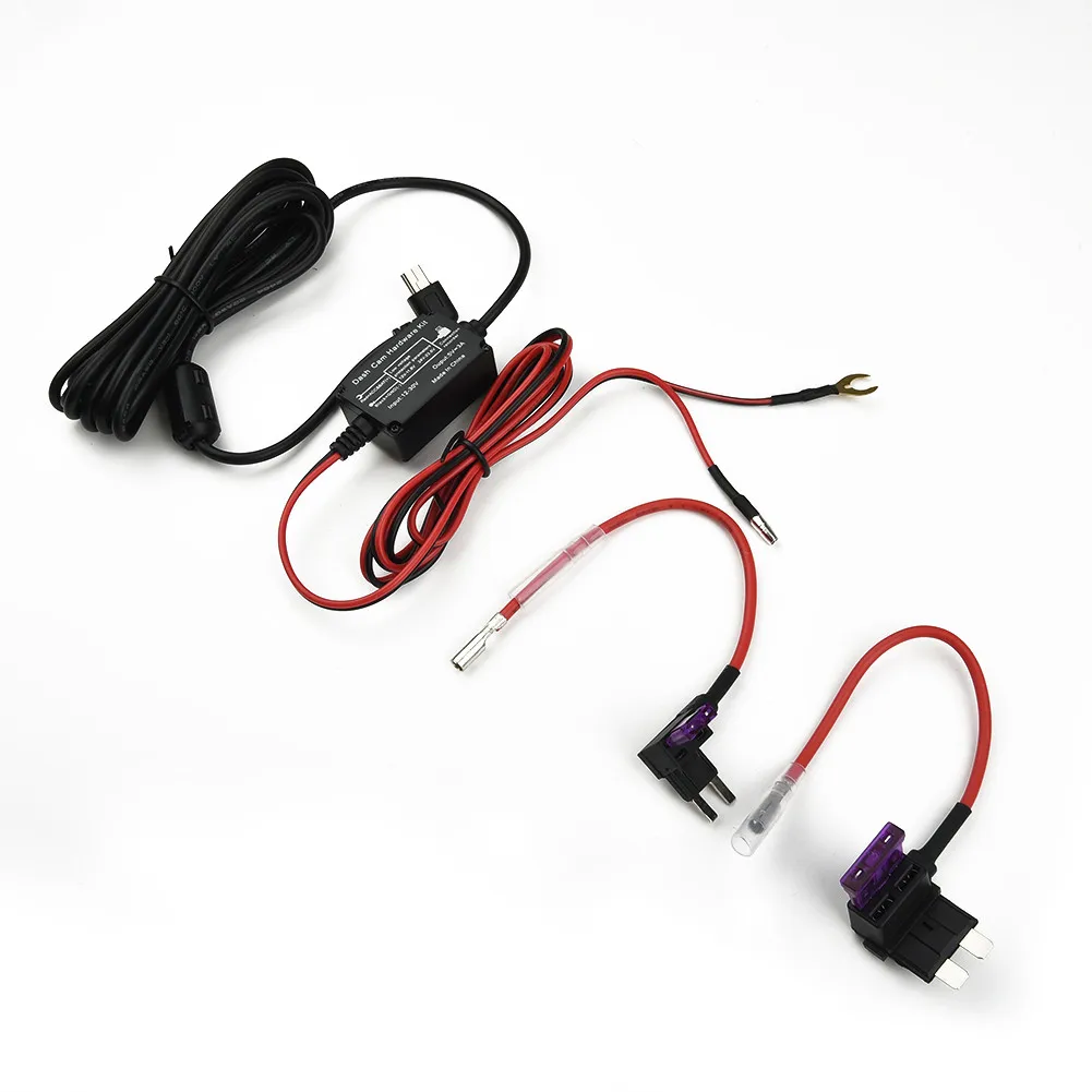 Driving Recorder Hard Wire Fuse Box Kit For Nextbase 122 222 322GW 422GW 1Set Mini USB Compatible