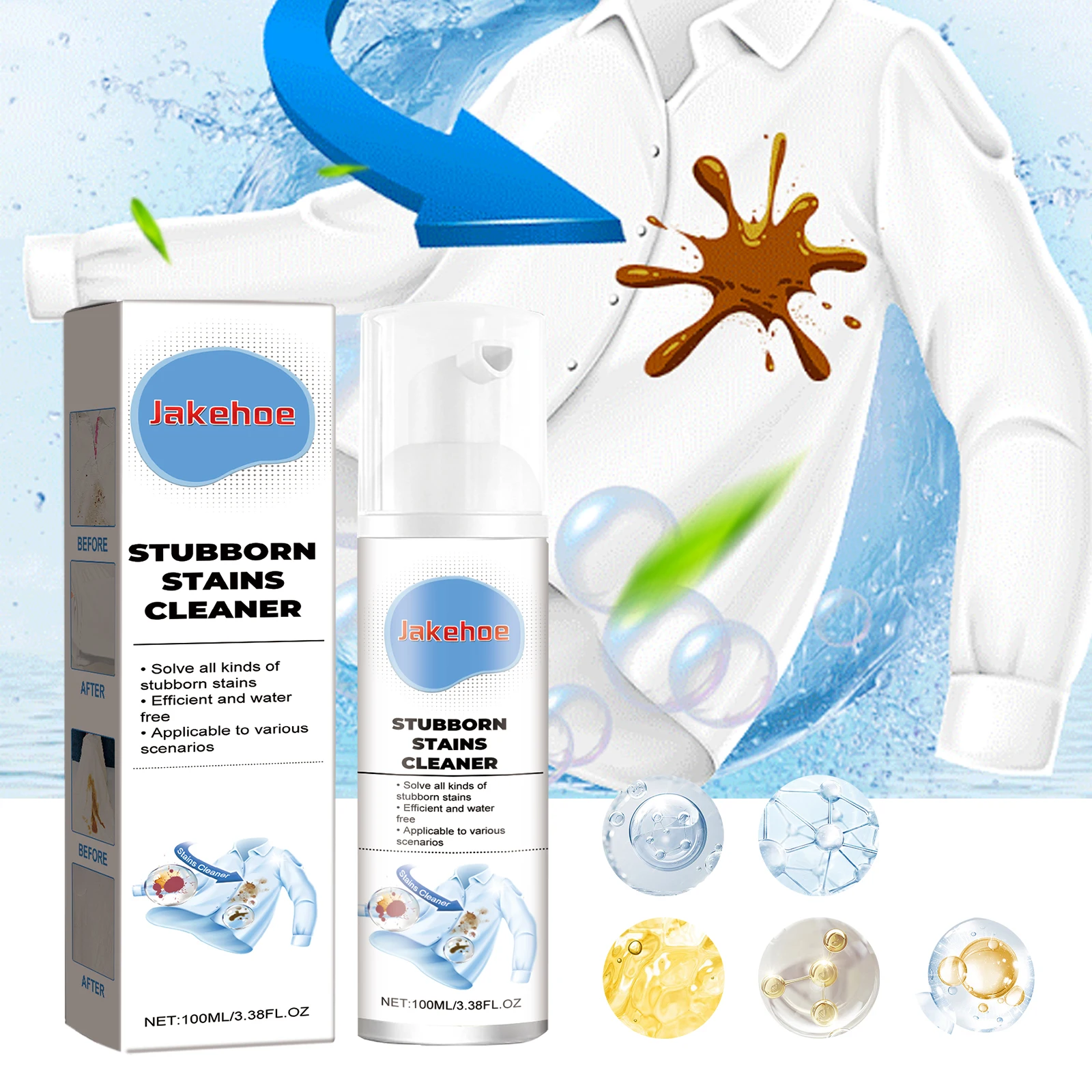 High Efficiency Enzyme Laundry Detergent for Stains
