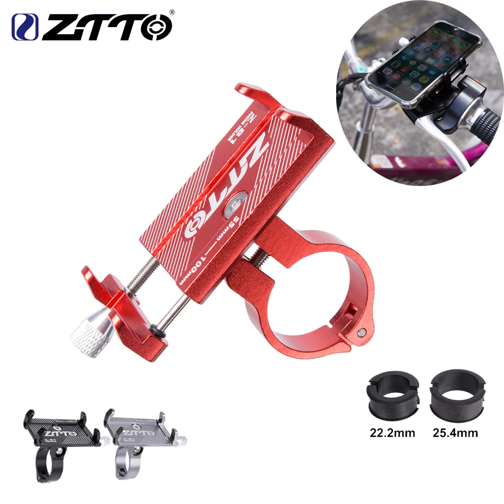 ZTTO MTB Road Bike Mobile Phone Holder Mountain Bike Bracket Cell Phone Stand Universal GPS Holder Mount Cycling Parts
