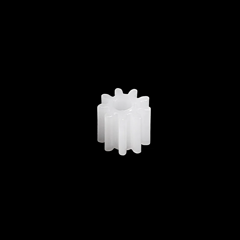 Uxcell 20pcs 092A Plastic Gear Accessories 2mm Hole Diameter with 9 Teeth for DIY Car Robot Motor Making Accessories