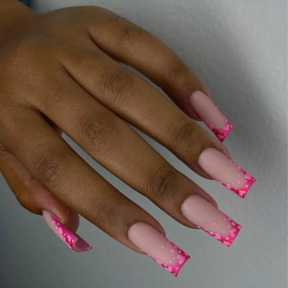 

Press on Nails Ballerina False Nails Fashion Wearable Full Cover False Nail Coffin Manicure Tool Nail Tips Girl