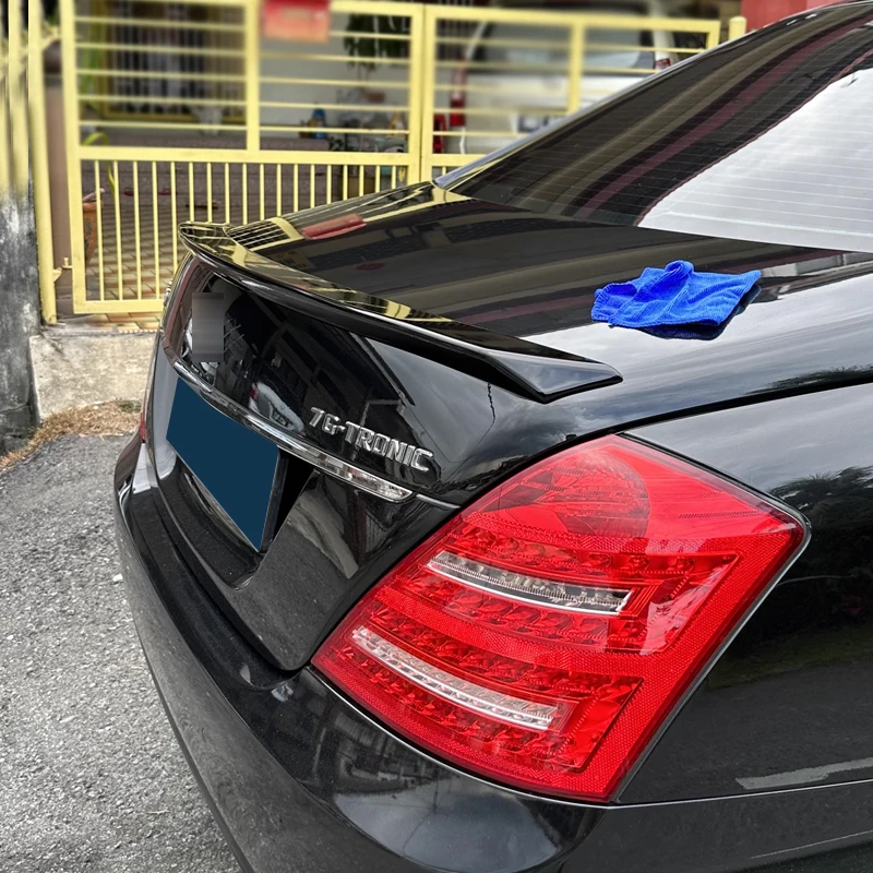 BENZ W221 Sクラス カーボン トランクスポイラー リアスポイラー ベンツBENZ S W221 トランクスポイラーAMG 塗装品