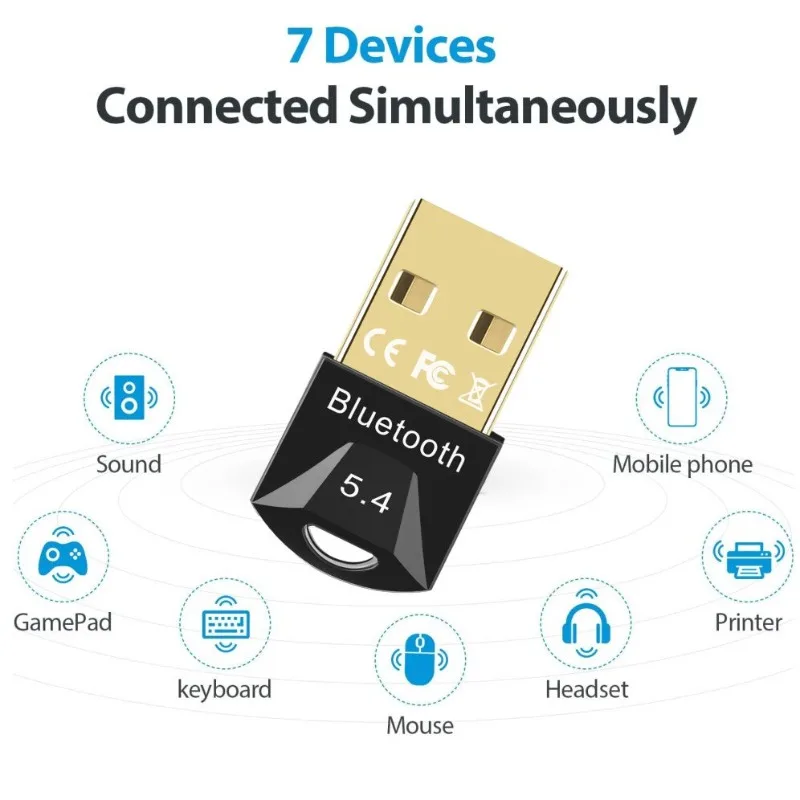 Enhanced Bluetooth USB Adapter - Wireless Dongle