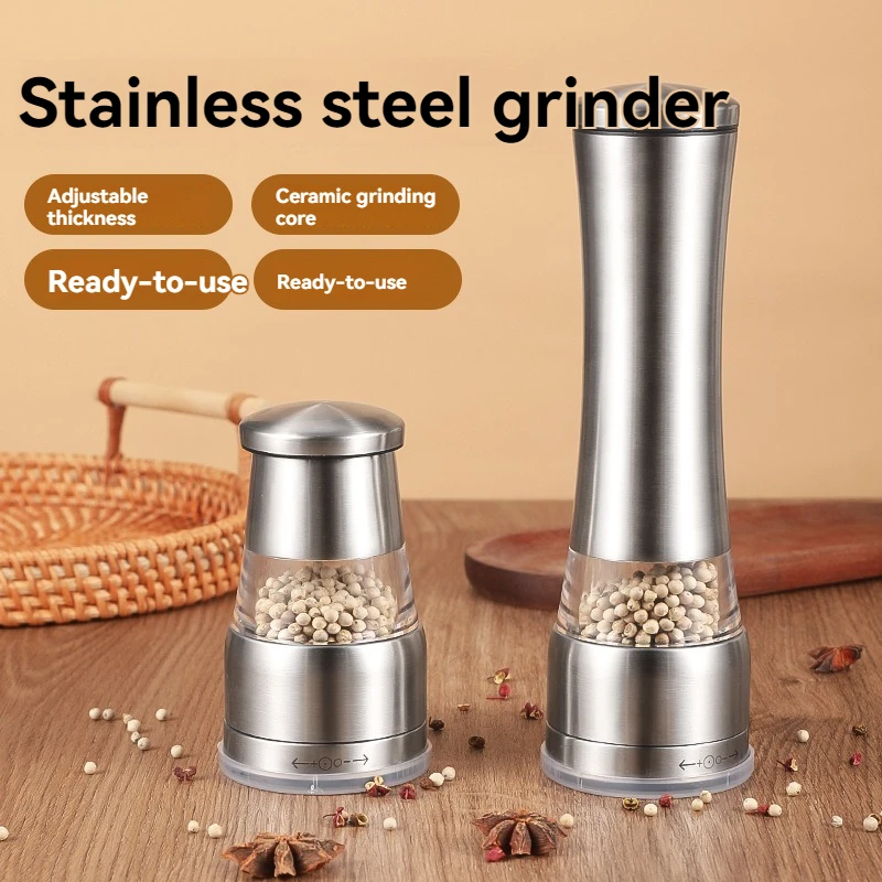 Kitchen Tools Stainless Steel Grinder Manual Pepper Grinder Sichuan Pepper Black Grain