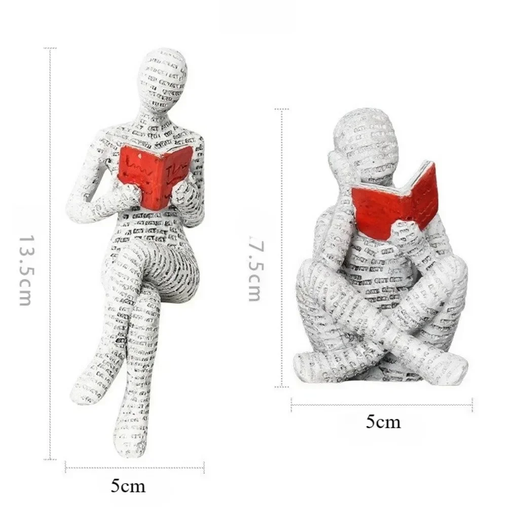 Crafts Read about Small Character Design Resin Abstract Home Decorations Fashionable Bookshelf Decorations Home Decor Figurines 3