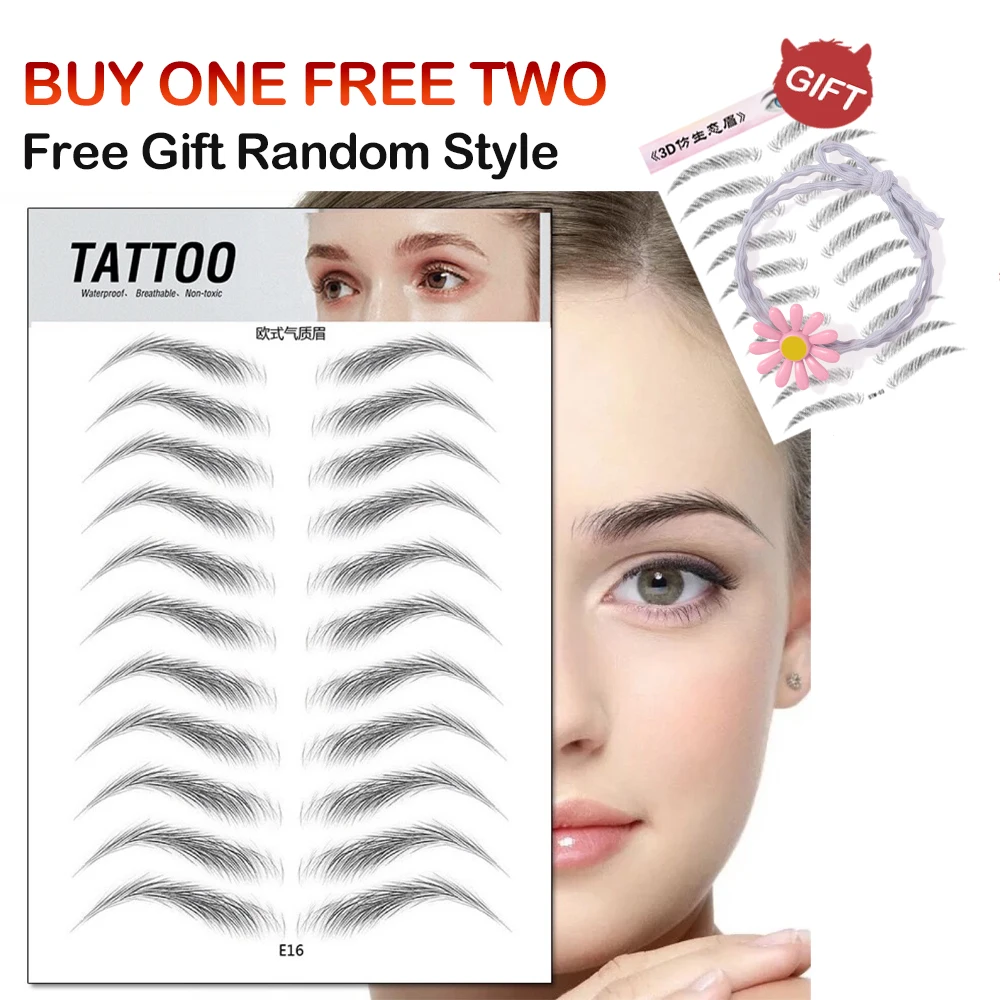 VEAFX 4D Temporary Eyebrow Tattoo for Makeup, Hair-Like India | Ubuy