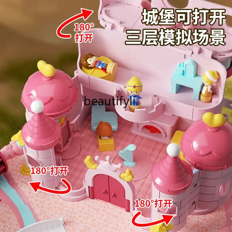 Toy girl 3 a 6 year old girl magnetic play castle birthday gift