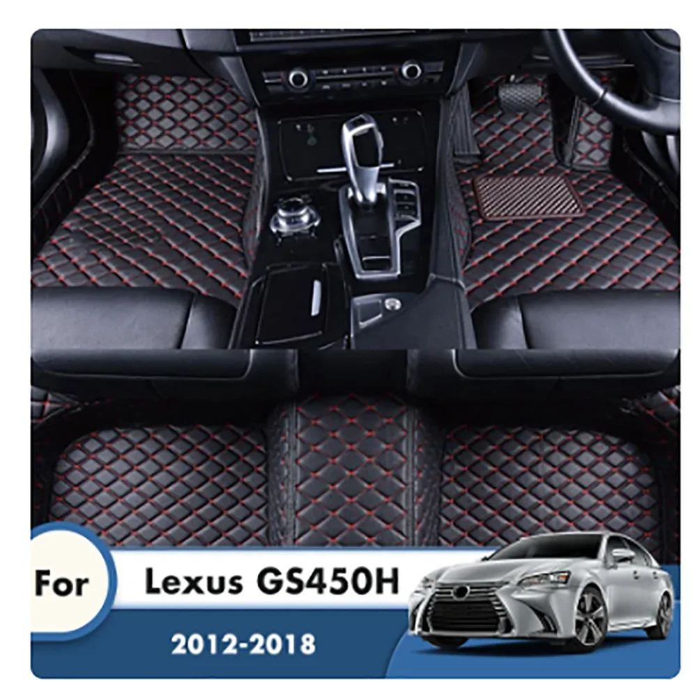 

Коврики RHD, автомобильные коврики для Lexus GS450H 2018 2017 2016 2015 2014 2013, аксессуары для салона автомобиля, накладки на ножки на заказ, коврики