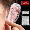 100pcs Hair Dyeing Ear Cover Disposable Waterproof Ear Protector Salon Bath Shower Shield Earmuffs Barber Hairdressing Accessory 1
