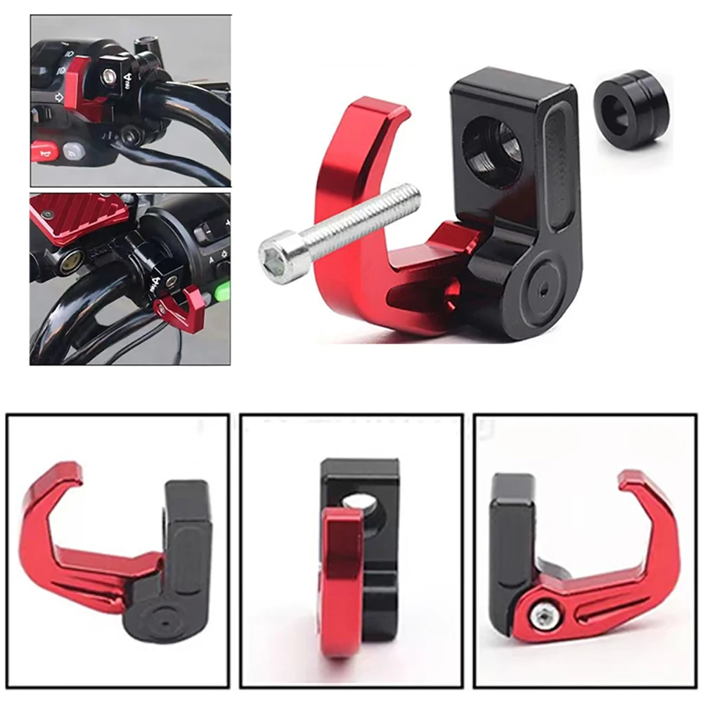 Motorbike Electric Vehicle Modified handlebar mirror Seat Storage Hook Bracket Luggage Clip Helmet Hook Support Motorcycle Items