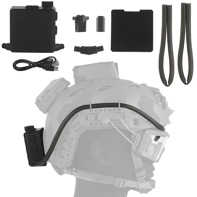 Lunettes tactiques désembueur pour la chasse en plein air, unité antibuée, vitesse du vent réglable, Kit de ventilateur de désembuage, nouveauté 2025 1
