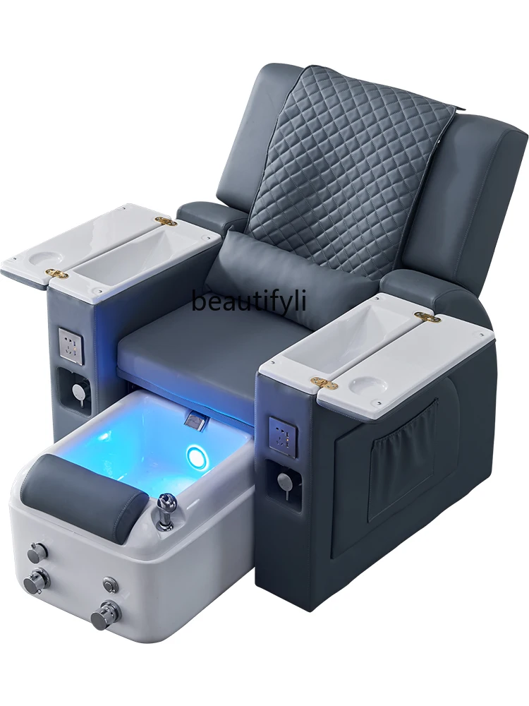 

Nail Beauty Sofa Foot Bath Electric Eyebrow Tattoo and Foot Beauty Integrated Recliner Foot Massage Foot Washing Massage Couch