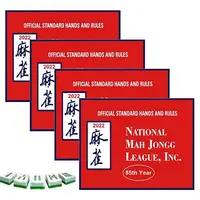 2022 Mahjong Card National Mah Jong Cards Mahjongg League Card Large Print Mahjong Cards Hands And Rules 2022 Mah Jongg Cards 1