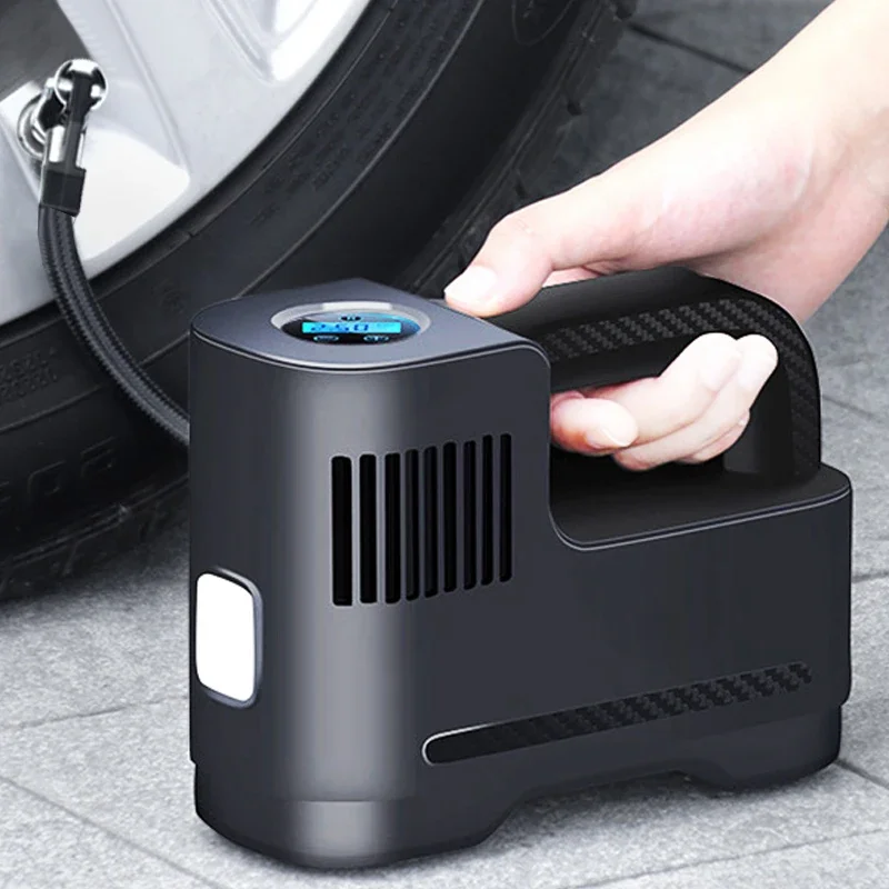 Eafc-ledライト付き車用ワイヤレスインフレータブルポンプ,充電 Eafc-ledライト付き車用ワイヤレスインフレータブルポンプ,充電