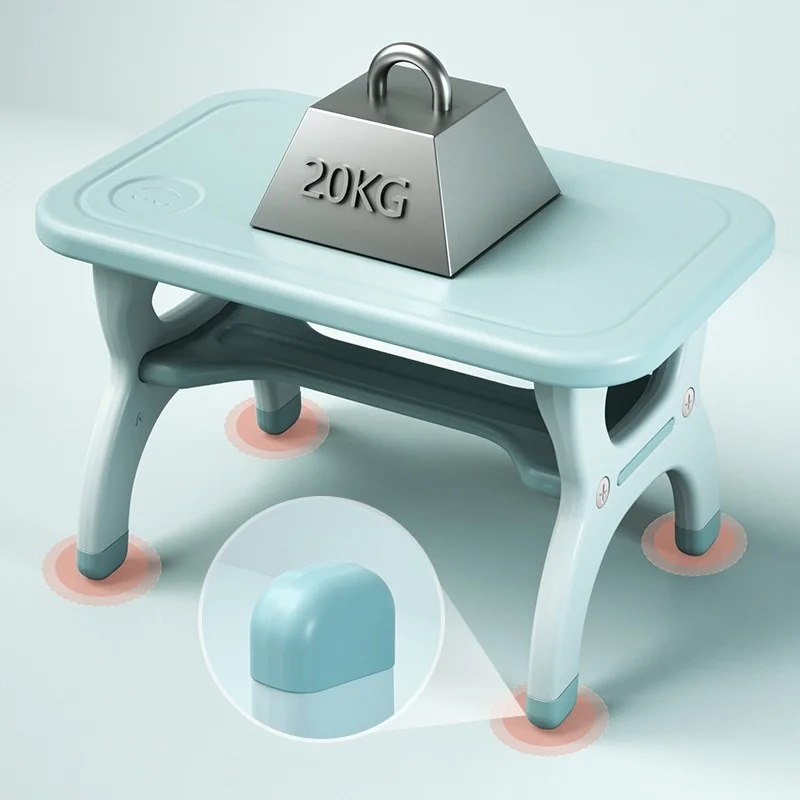 Children's Desk and Chair Plastic Minimalist Writing Desk and Chair Set Children's Homework Assemble Kid Table