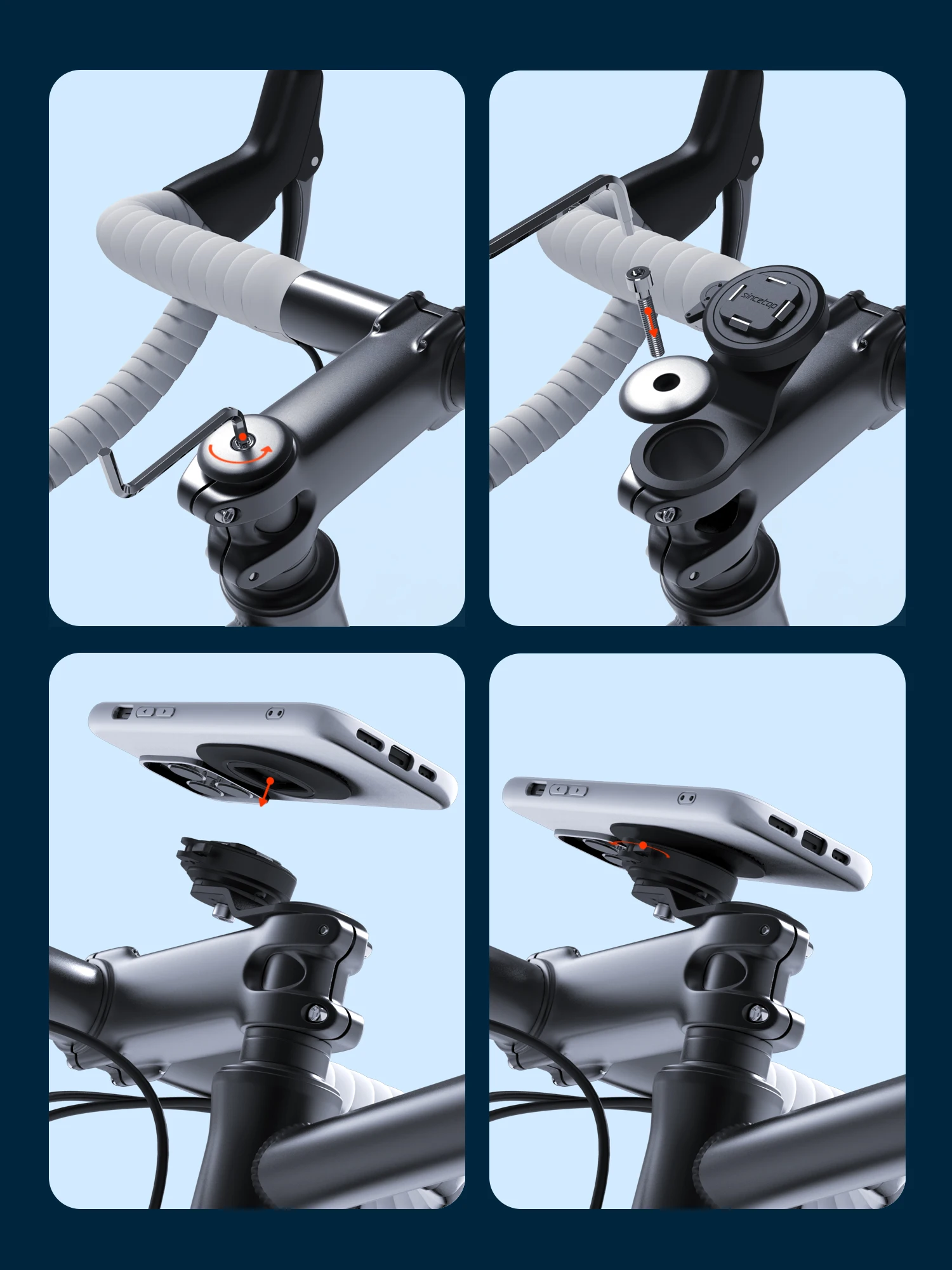 Universal Bicycle Phone Holder – Sturdy Stabilizer