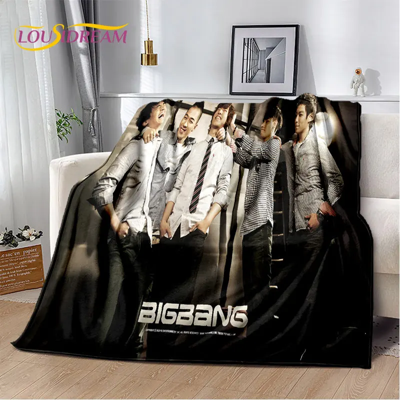 KpopBigbangPopGDRAGONSingerSoftPlushBlanketFlannelBlanket