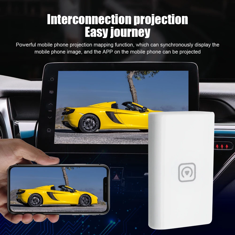 

Wireless CarPlay Box Module Plug and Play CarPlay Box Portable Navigation Car CarPlay Box USB Mirror Cast Screen As A Gift