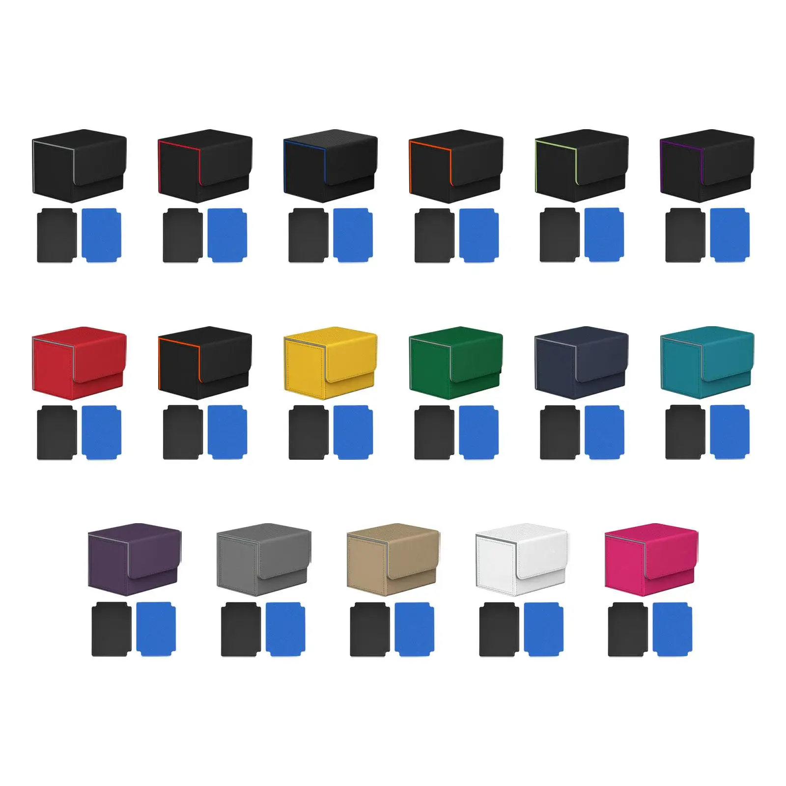 

Card deck box holds more than 100 cards, portable organizer for storage